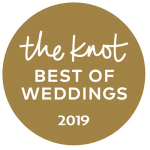 The Knot Best of Weddings 2019 award badge