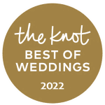 The Knot Best of Weddings 2022 award badge