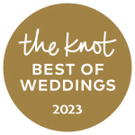 The Knot Best of Weddings 2023 award badge