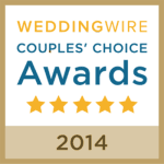 WeddingWire Couples’ Choice Awards 2014 badge