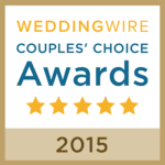 WeddingWire Couples’ Choice Awards 2015 badge