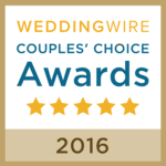 WeddingWire Couples’ Choice Awards 2016 badge