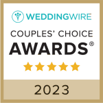 WeddingWire Couples’ Choice Awards 2023 badge